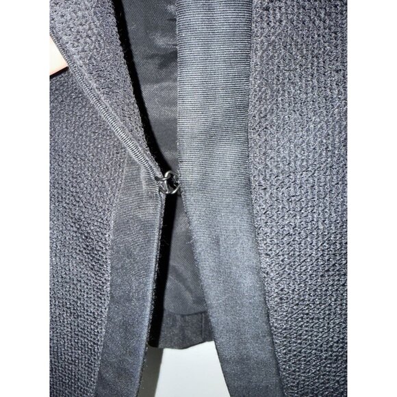 Rag & Bone Waverly Blazer w Sheep Leather Trim Black Sz 0 [jb] - Picture 9 of 12